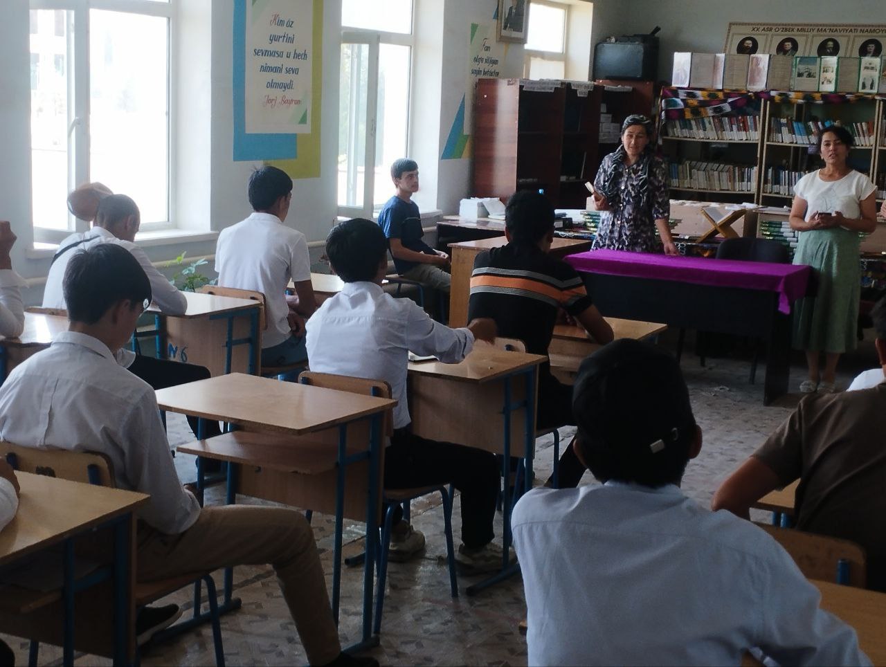 Yangiobod tumanida "DOLZARB 90 KUN" loyihasi davom etmoqda.