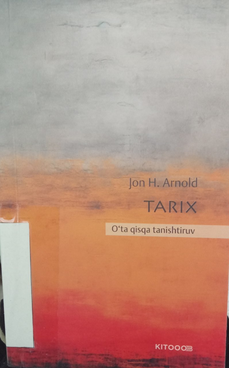 Jon H.Arnoldning "Tarix" kitobi.