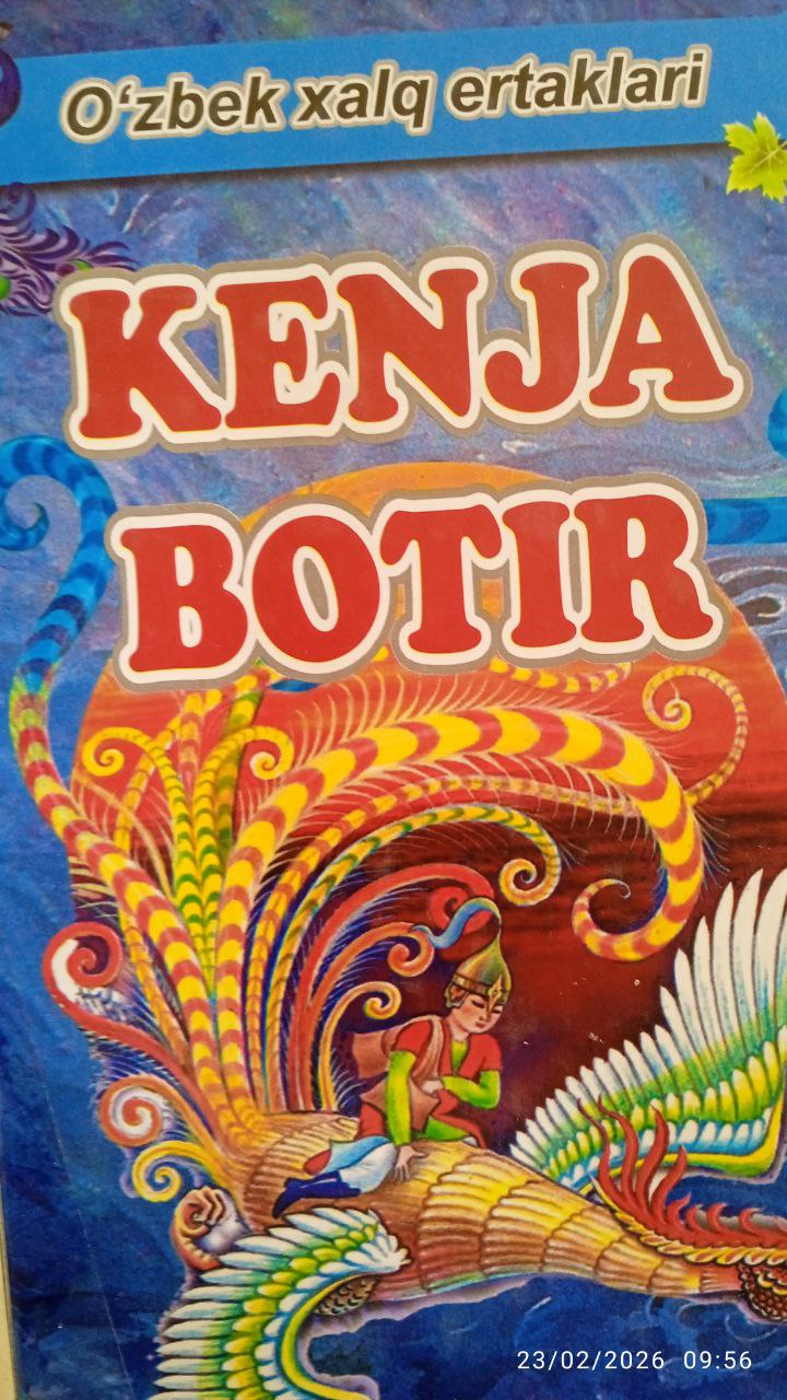 "Kenja botir" kitobi.