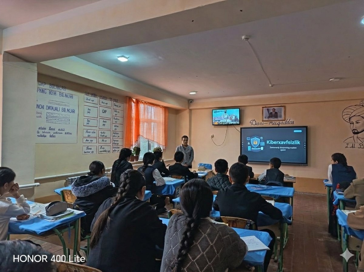 Kiberxavfsizlik asoslari"onlayn dars yuzasidan seminar tashkil etildi.