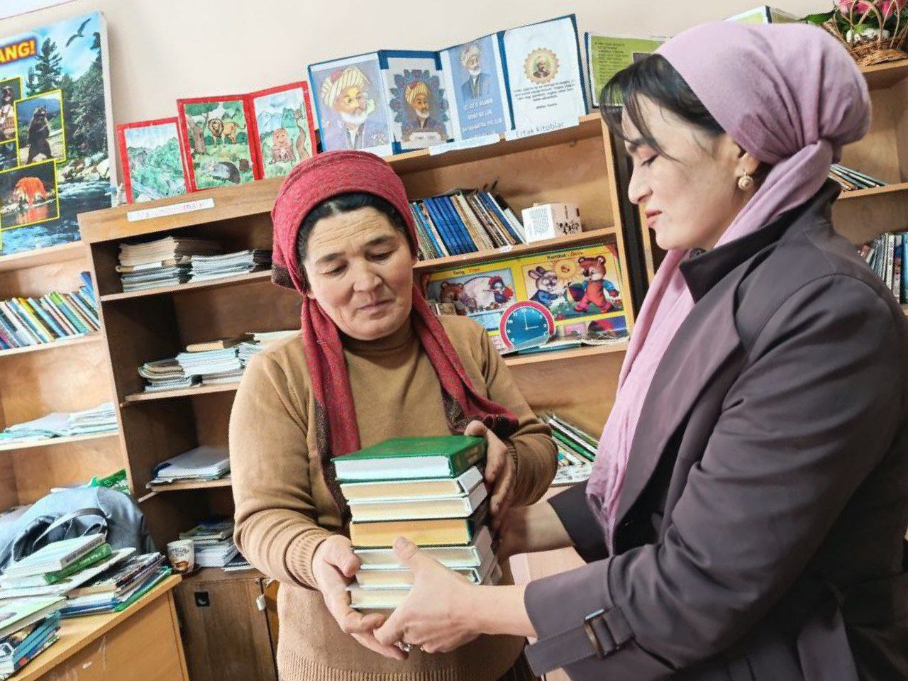 "Ko'chma kutubxona"